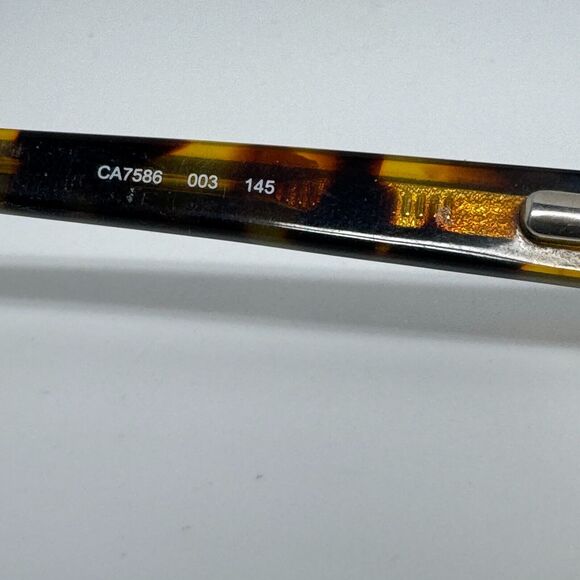 Carrera CA7586 003 Eyeglasses Tortoise Rectangle Full Rim Frame 56-18-145 H13917 - Picture 5 of 8